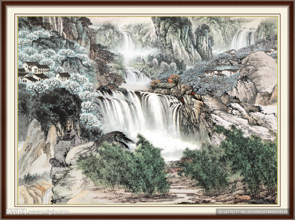 国画风景画 