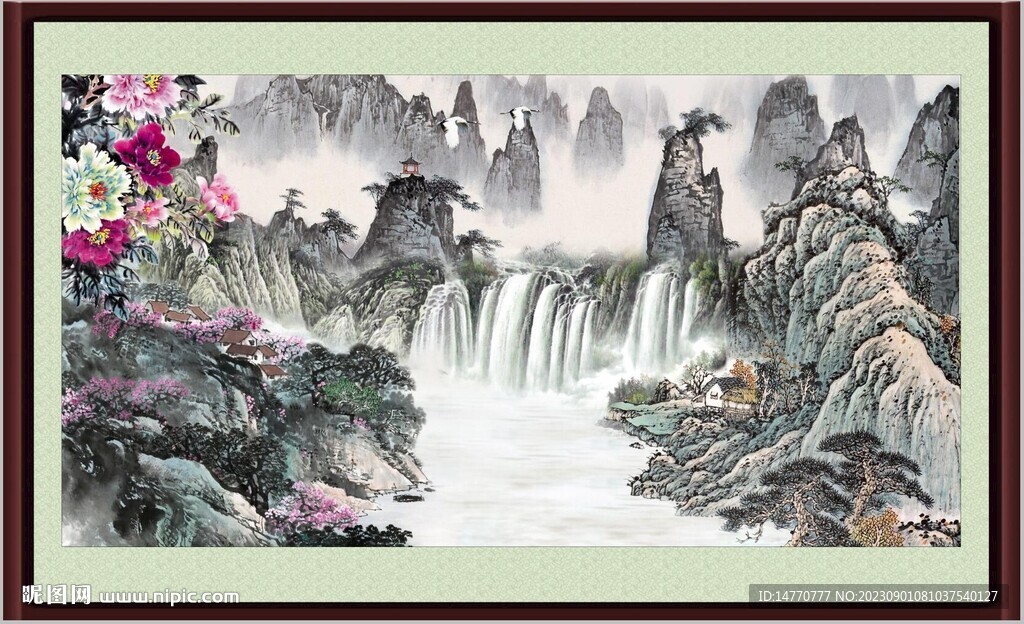 国画风景画 