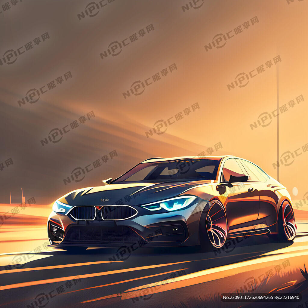 汽车 光影 光线 质感 大气