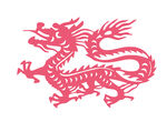 龙剪影 