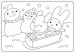 滑雪简笔画