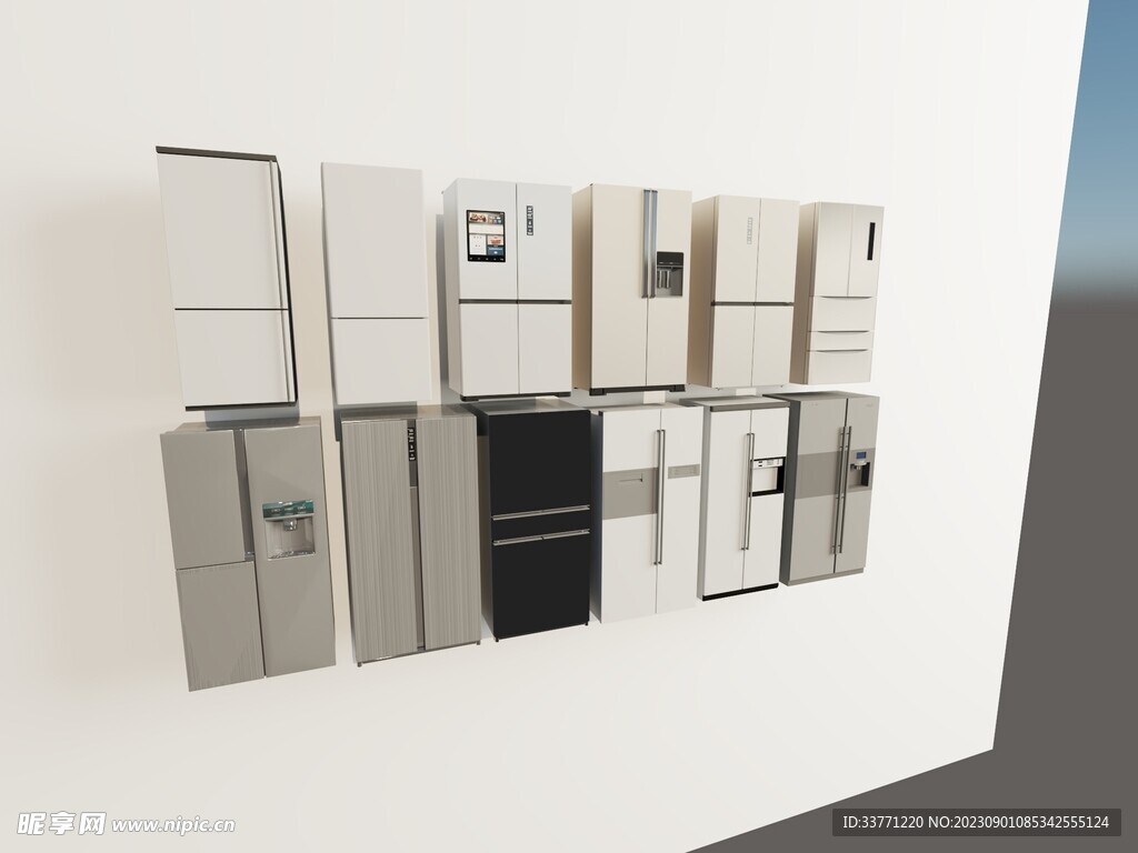 家电冰箱模型