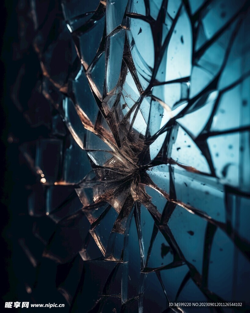 玻璃裂开