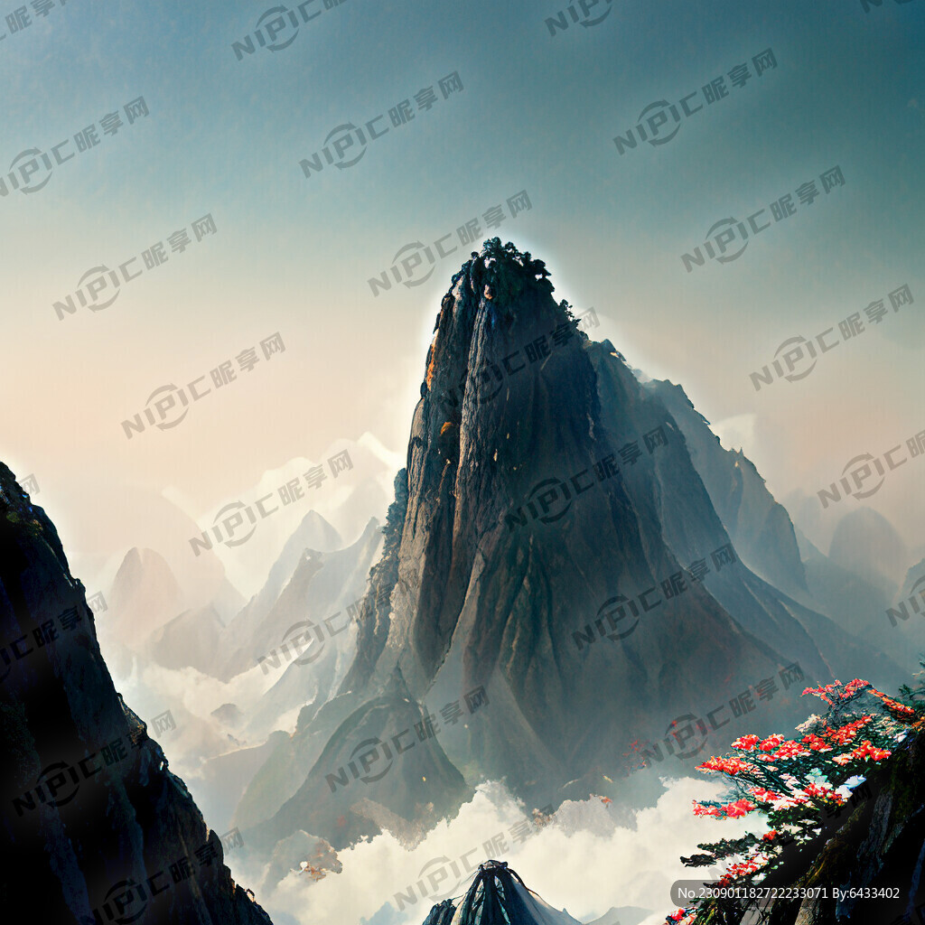 华山 体现华山的险峻