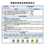 有限空间告知卡