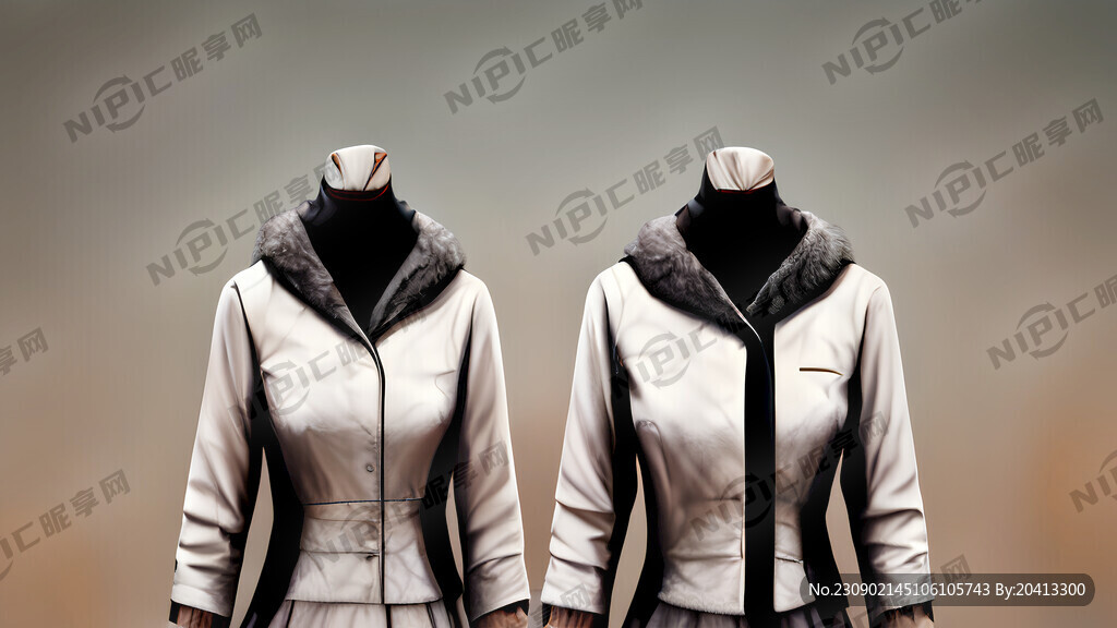 女装棉服海报图