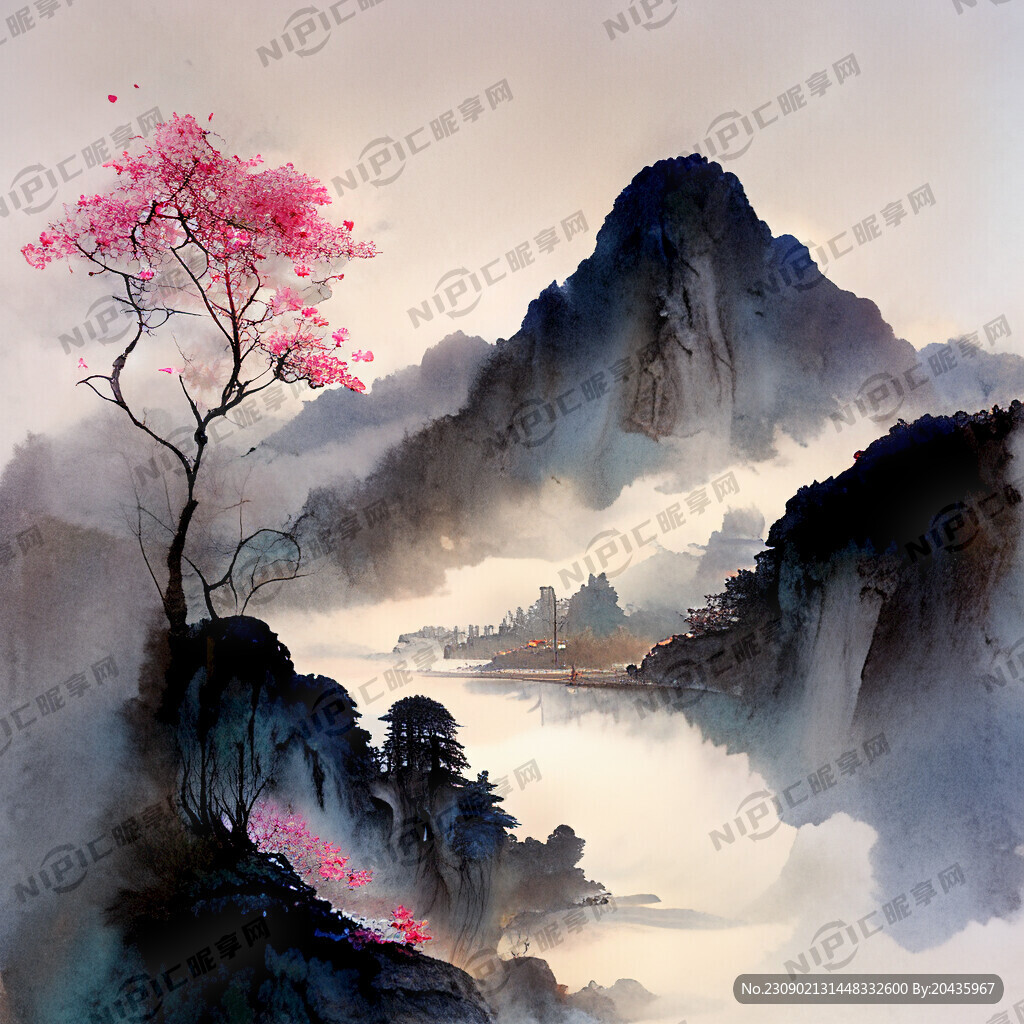 梦幻唯美新中式风景 超高清