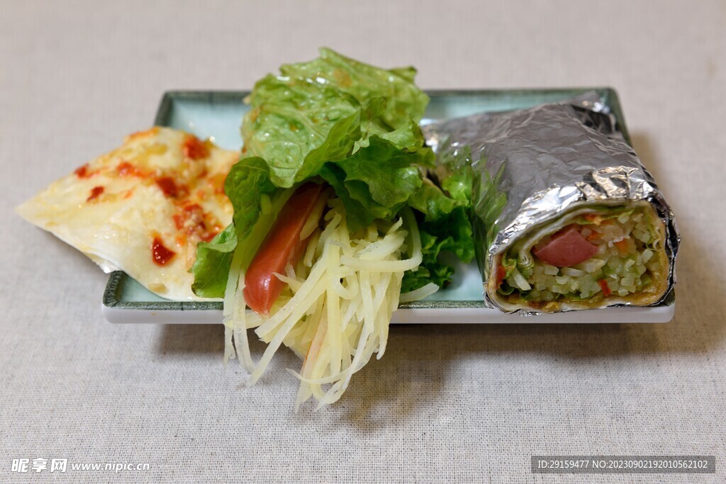 土豆丝卷饼