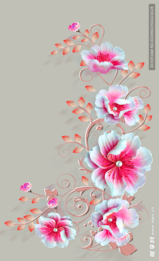 定位花