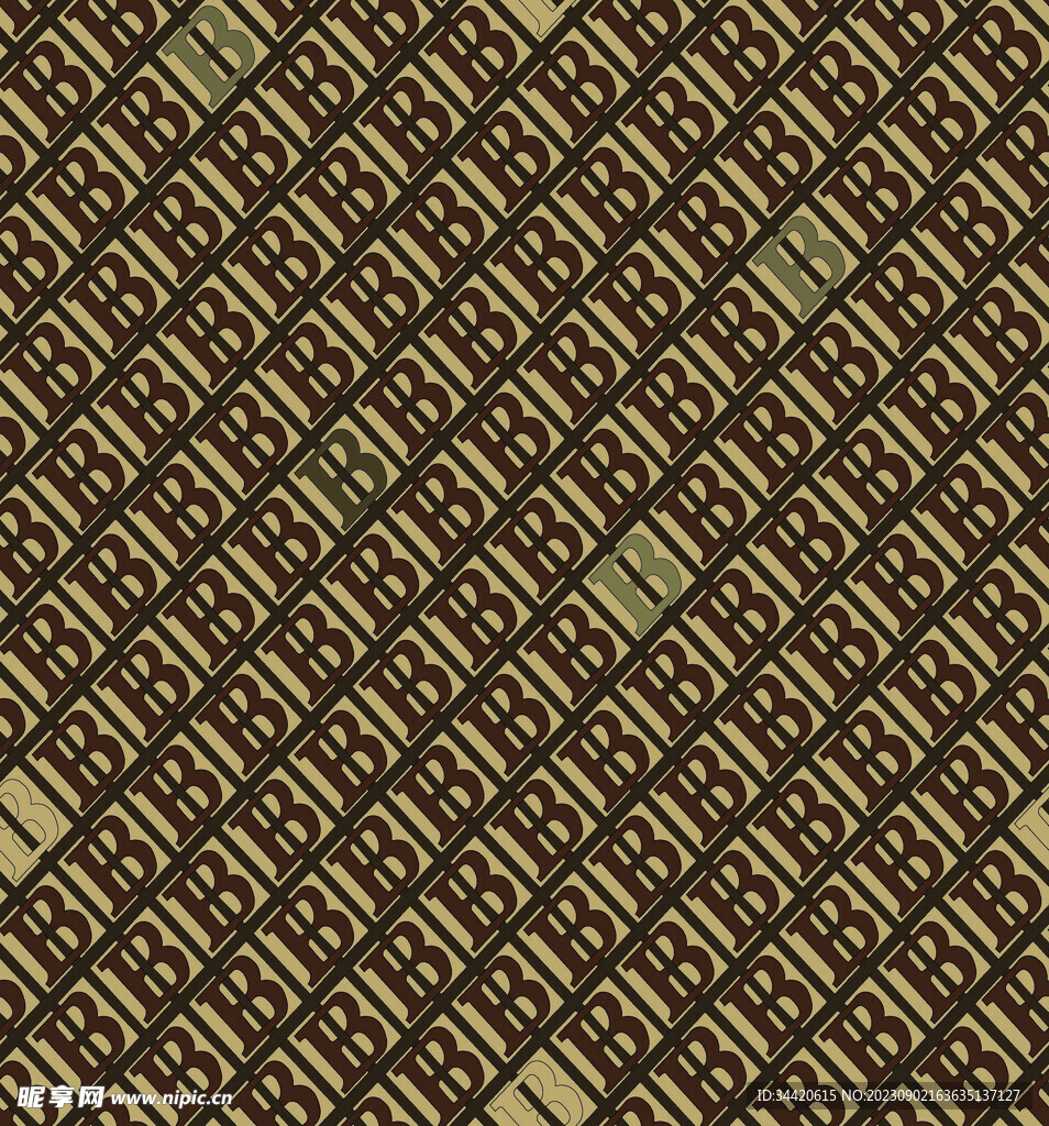 字母色块