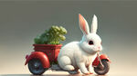 小白兔
红萝卜
板车