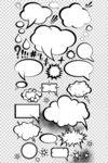 漫画对话框气氛组元素
