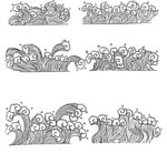 海浪花纹