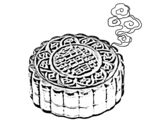 月饼线描