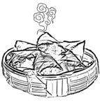 粽子白描