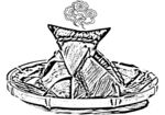 粽子白描