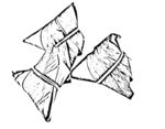 粽子白描