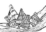 粽子线描