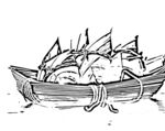 粽子白描