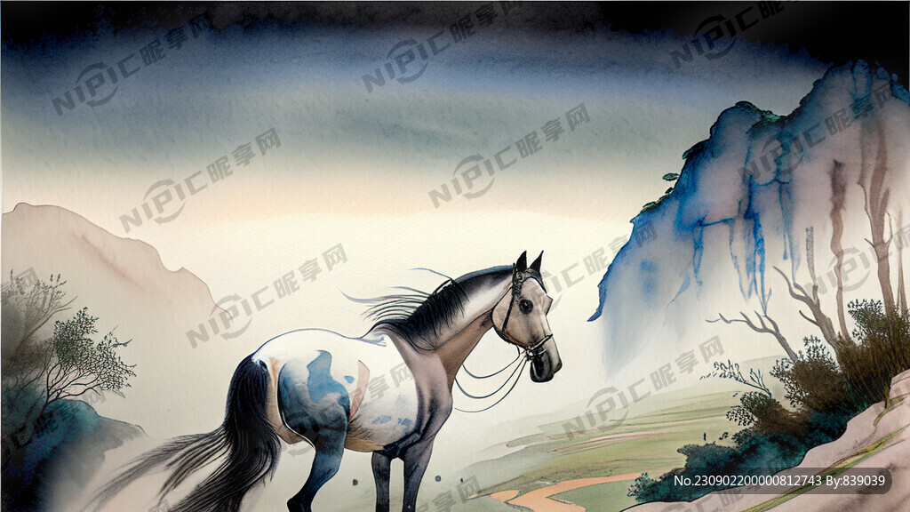 马帮在崎岖的路上