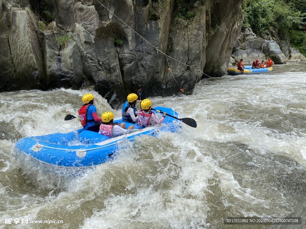 五排河 皮划艇 漂流 旅游 