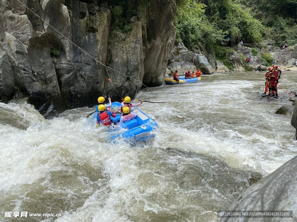 五排河 皮划艇 漂流 旅游 