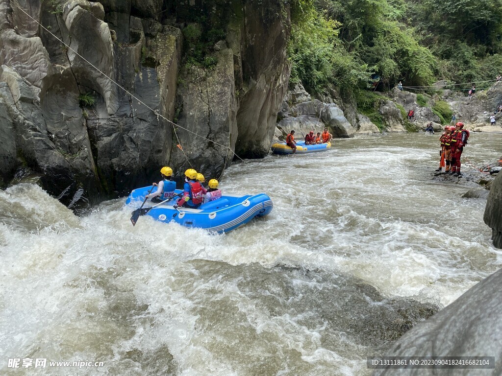 五排河 皮划艇 漂流 旅游 