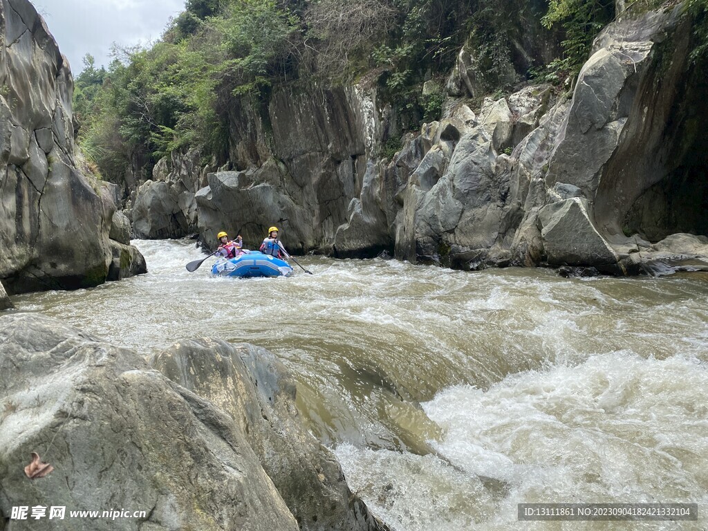 五排河 皮划艇 漂流 旅游 