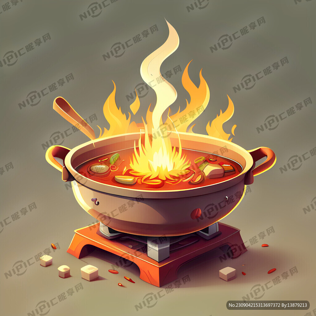 火锅卡通