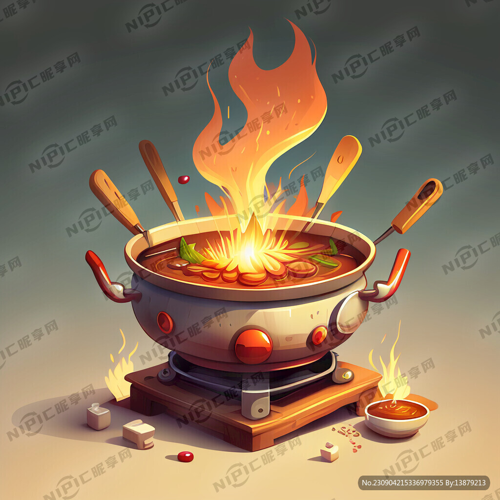 火锅卡通