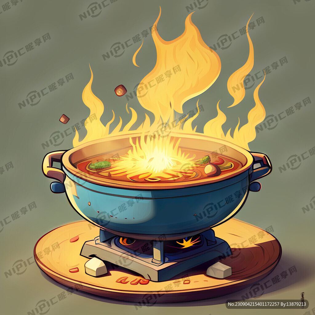 火锅卡通