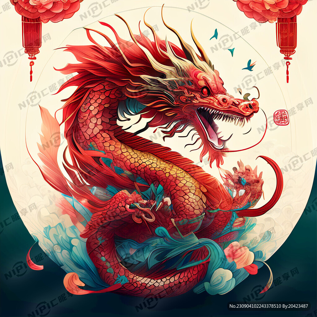 可爱 超可爱 喜气 笑 龙 云