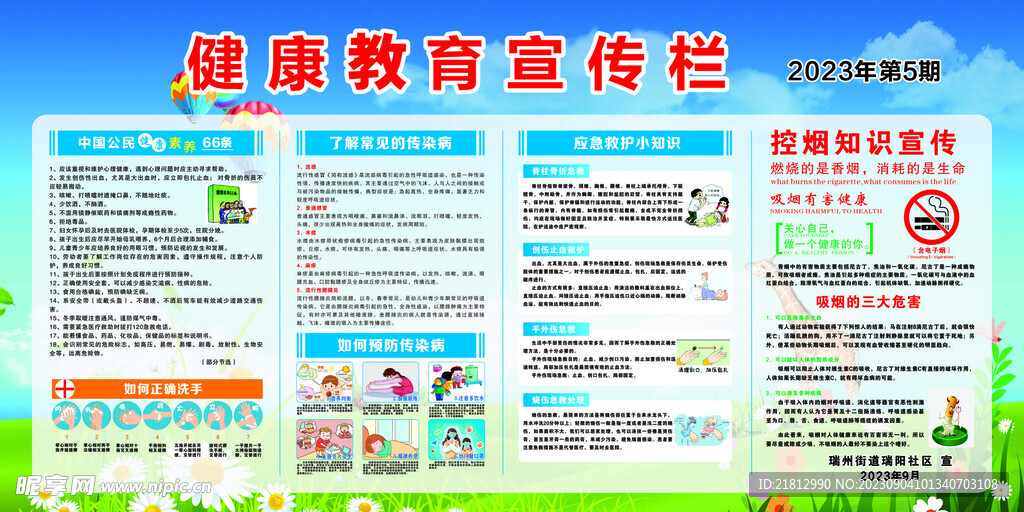 健康教育宣传栏