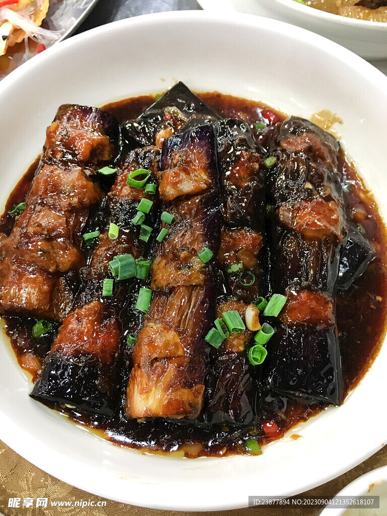 茄子酿肉沫