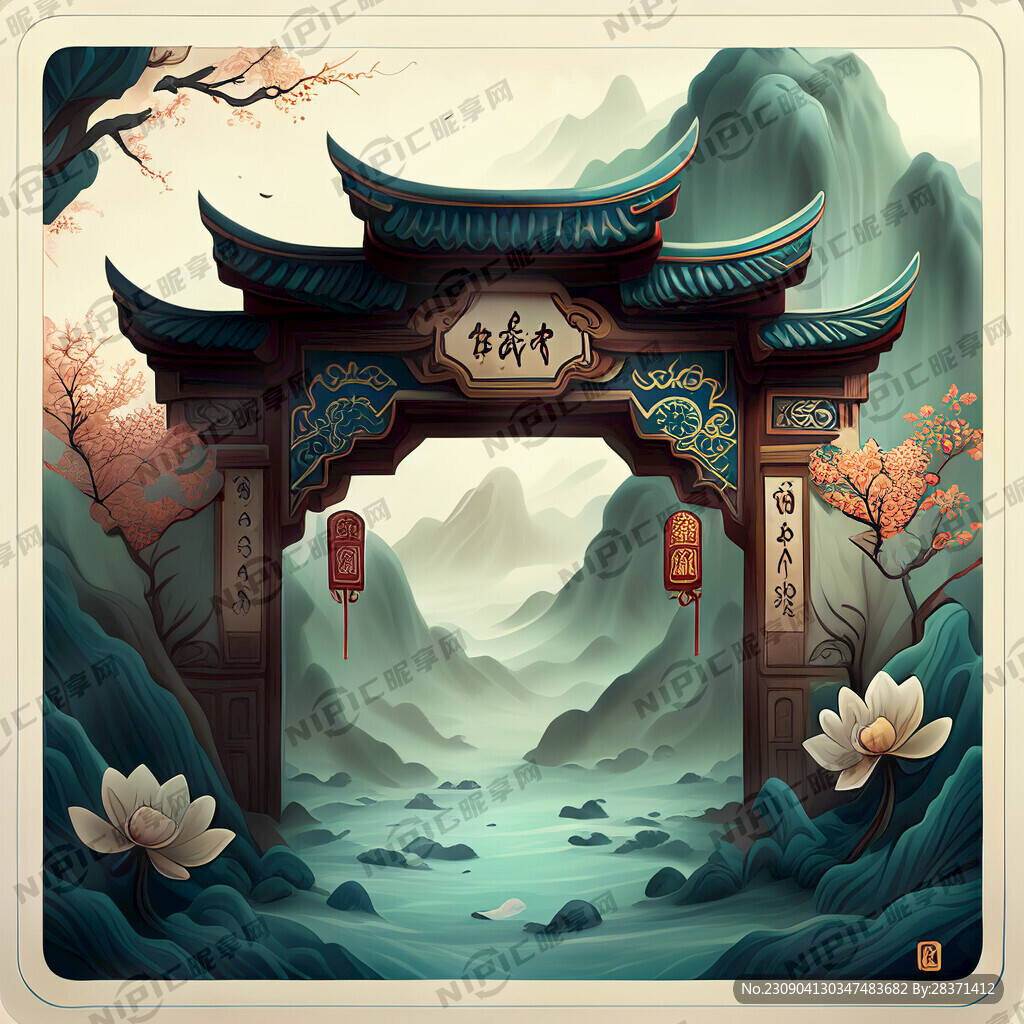 国潮  中国风  打卡墙