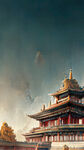 北京同仁堂，古风，气派，宏伟
