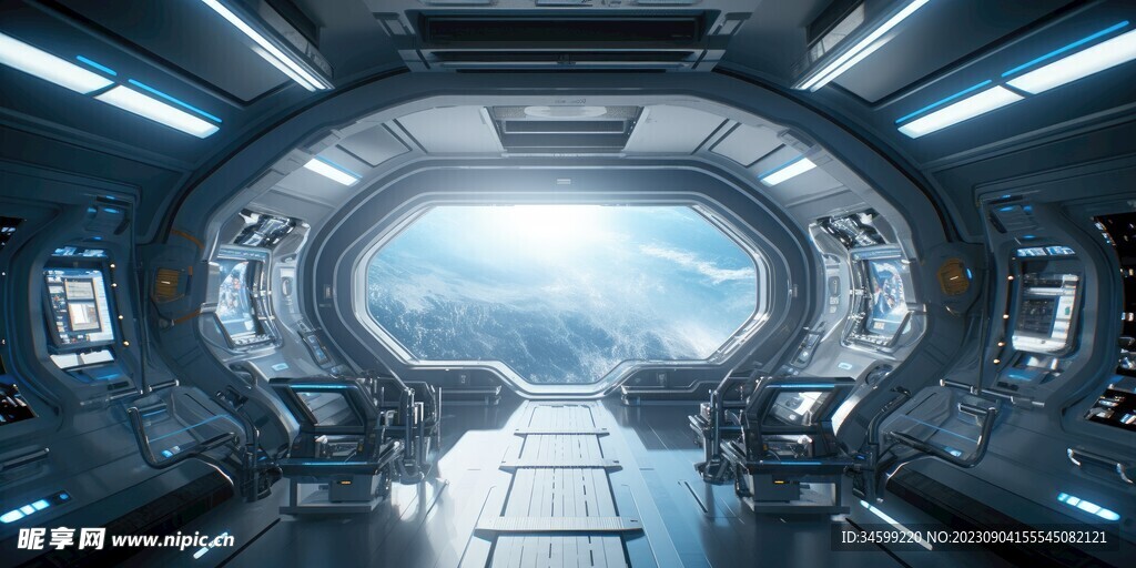 太空舱背景