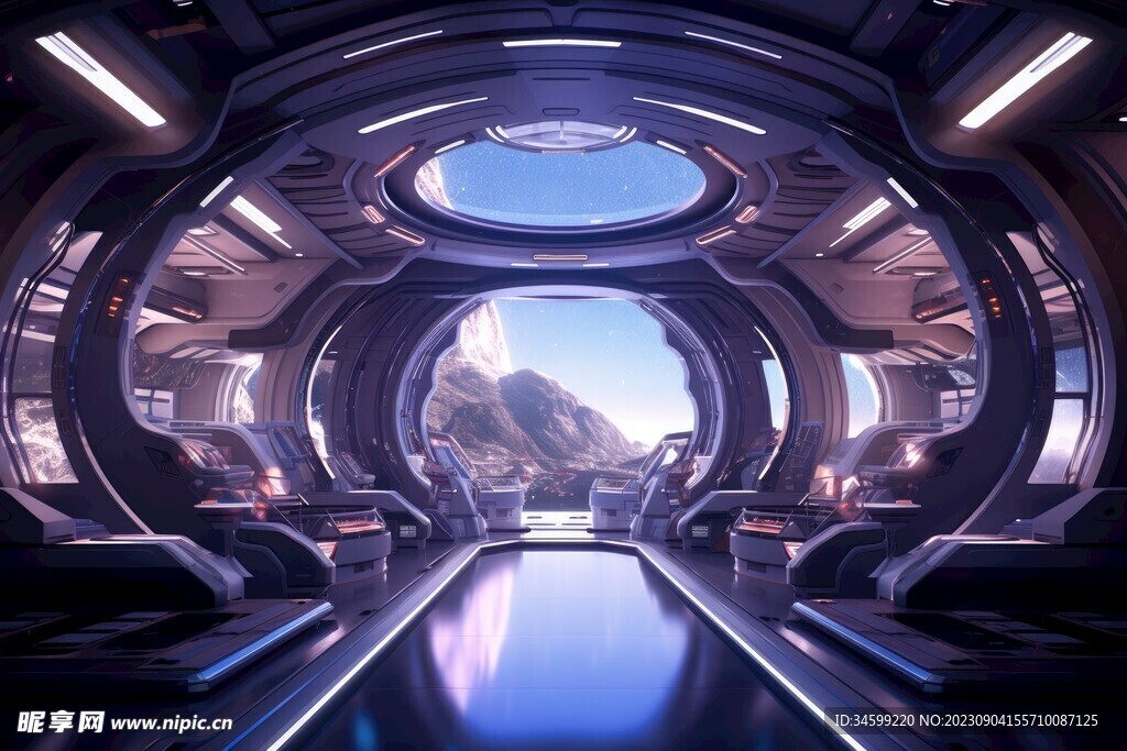 太空舱背景