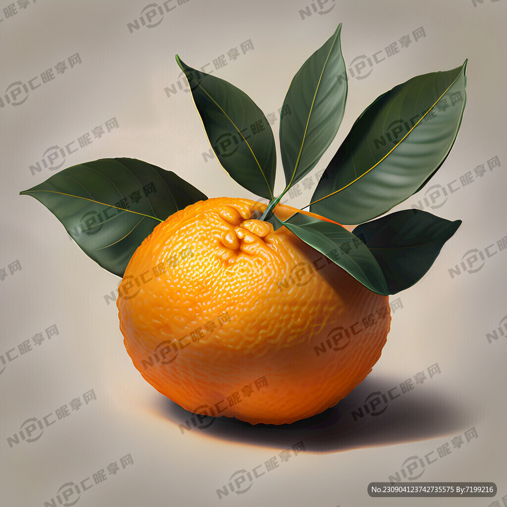 粑粑柑带绿叶子