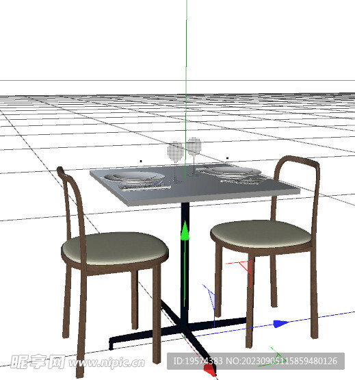  C4D模型 桌椅