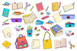 学生工具矢量