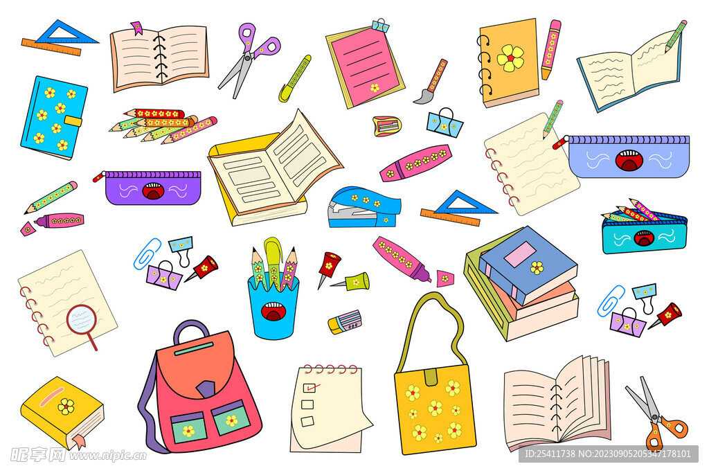 学生工具矢量