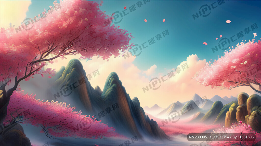 游戏梦幻唯美新中式风景 超高清