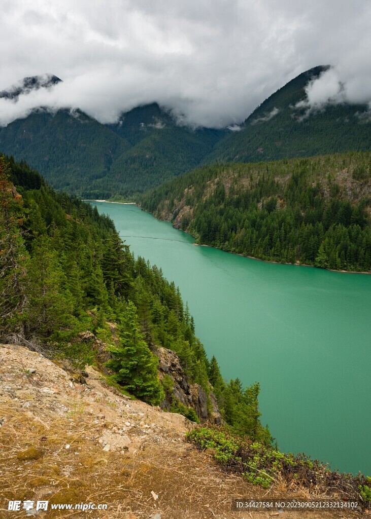 湖景山水风景