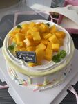 芒果奶油生日蛋糕