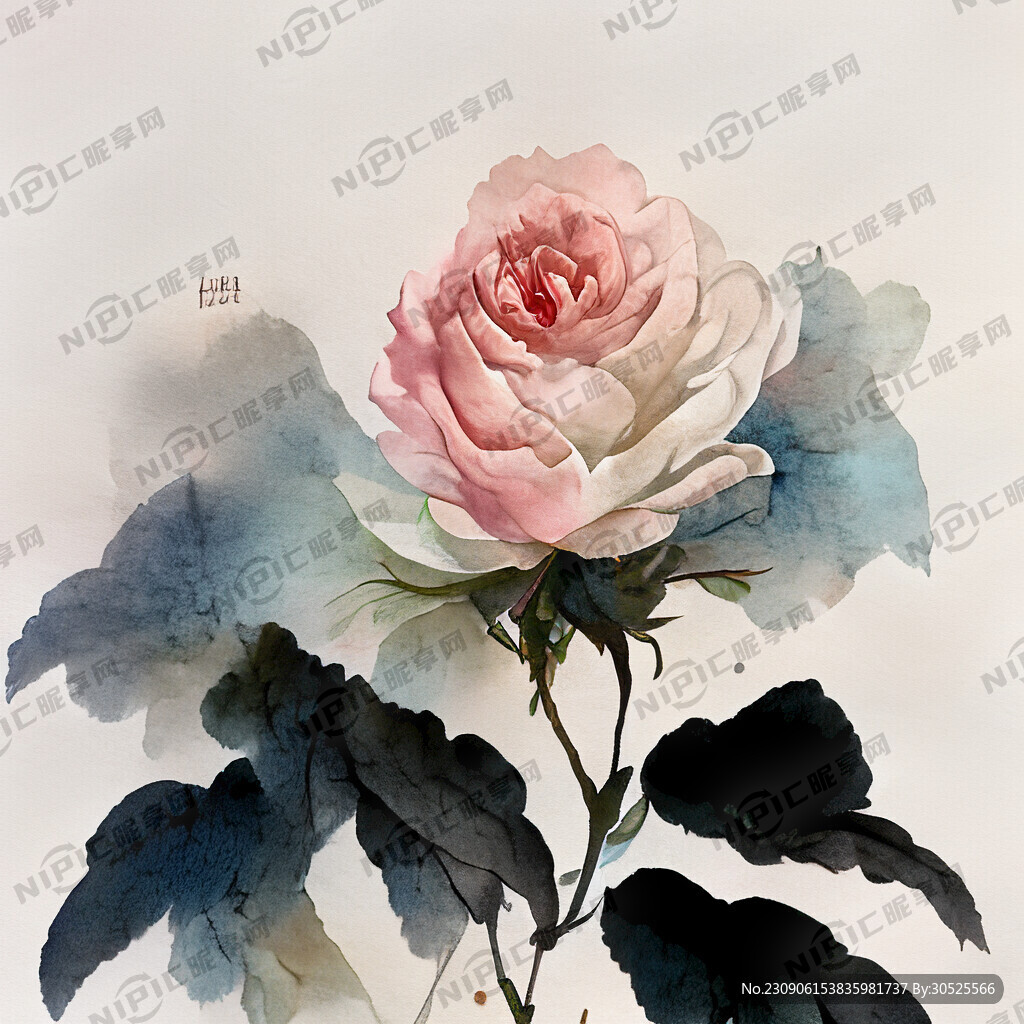 玫瑰和人的融合