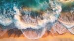 沙滩海浪
