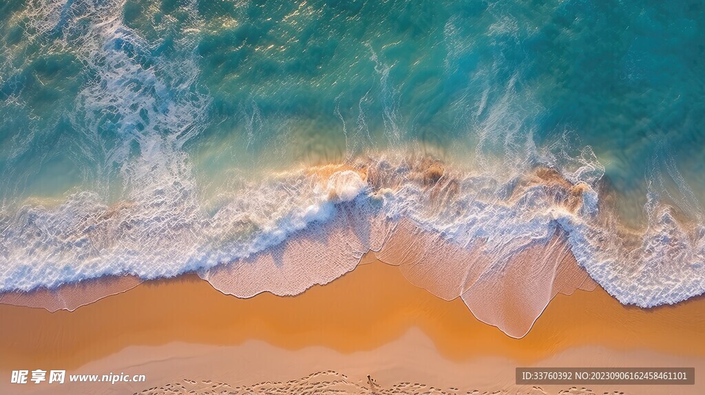 沙滩海浪