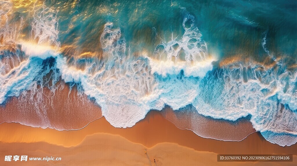 沙滩海浪