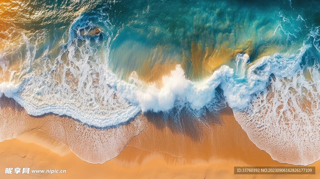 沙滩海浪